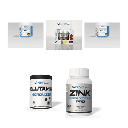 NNT Labs Marken-Großset: Arginin + Extreme Pump Shot + 3 weitere – alle enthaltenen Artikel