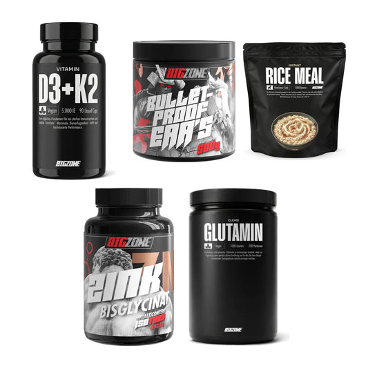 Big Zone Marken-Großset: Zone Vitamin D3 + Zone Bulletproo + 3 weitere – alle enthaltenen Artikel