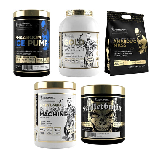 Kevin Levrone Marken-Großset: Levrone + Levrone Gold + 3 weitere – alle enthaltenen Artikel