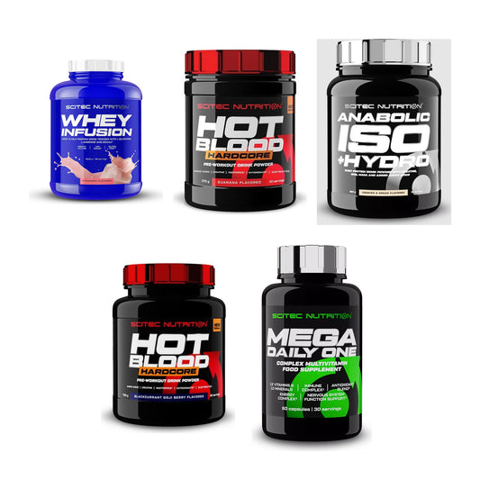 Scitec Nutrition Marken-Großset: Whey Infusion + 4 weitere – alle enthaltenen Artikel