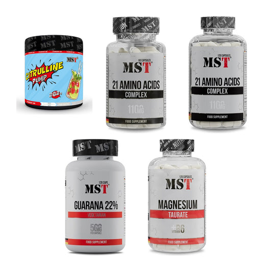 MST Marken-Großset: Citrulline Pump + 21 Amino Acids + 3 weitere – alle enthaltenen Artikel