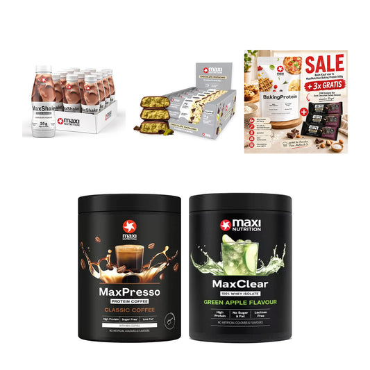 MaxiNutrition Brand Large Set: MaxShake + Creatine + 3 andra - alla föremål ingår