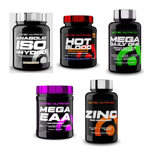 Scitec Nutrition Marken-Großset: Anabolic Iso+Hydro + 4 weitere – alle enthaltenen Artikel