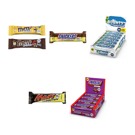 MARS inc. Marken-Riegelbox: 2× M&M Protein Bar + 4 weitere – alle enthaltenen Artikel