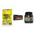 Olimp Marken-Trio: Whey Protein + Kre Alkalyn + Anabolic Amino – alle enthaltenen Artikel