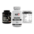 MST Marken-Trio: Best Whey Protein + Creatin HCL + BCAA Zero – alle enthaltenen Artikel
