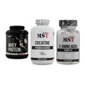 MST Marken-Trio: Best Whey Protein + Creatine HCL + 21 Amino Acids – alle enthaltenen Artikel