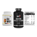 MST Marken-Trio: Iso Clear + Creatine Monohydrate + BCAA Zero – alle enthaltenen Artikel