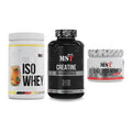 MST Marken-Trio: Iso Clear + Creatine Monohydrate + Glutamine – alle enthaltenen Artikel