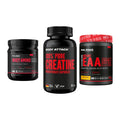 Body Attack Marken-Trio: Attack Whey + Attack 100% + Attack Extrem – alle enthaltenen Artikel