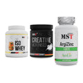 MST Marken-Trio: Iso Clear + Creatin Monohydrate + ArgiZinc Forte – alle enthaltenen Artikel