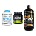 BioTech USA Marken-Trio: 100% Pure + Creatine + AAKG Shock – alle enthaltenen Artikel