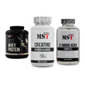 MST Marken-Trio: Best Whey Protein + Creatin HCL + 21 Amino Acids – alle enthaltenen Artikel