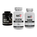 MST Marken-Trio: Best Whey + Creatin HCL + Taurine – alle enthaltenen Artikel