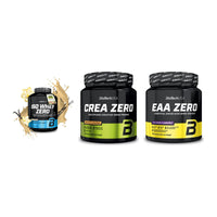 BioTech USA Marken-Trio: Iso Whey Zero + Crea Zero + EAA Zero 350g