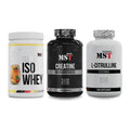 MST Marken-Trio: Iso Clear + Creatine Monohydrate + Citrulline – alle enthaltenen Artikel