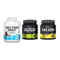 BioTech USA Marken-Trio: 100% Pure + Creatine + EAA Zero – alle enthaltenen Artikel