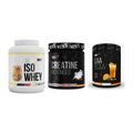 MST Marken-Trio: Iso Clear + Creatin Monohydrate + EAA & BCAA – alle enthaltenen Artikel