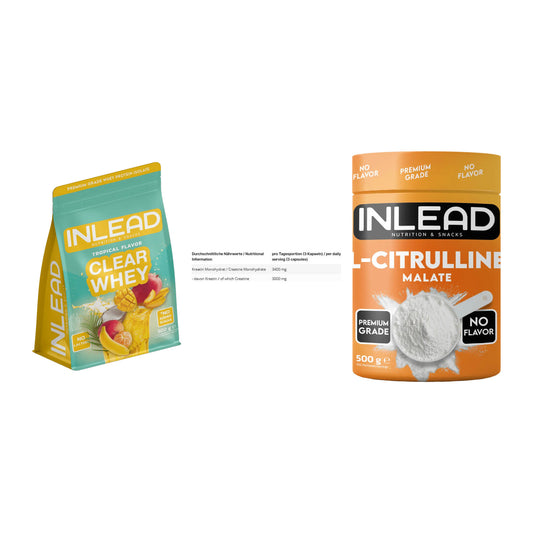 INLEAD Marken-Trio: Clear Whey + Creatine + L-Citrullin – alle enthaltenen Artikel