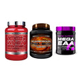 Scitec Nutrition Marken-Trio: 100% Whey + Crea-Bomb + 1 weitere – alle enthaltenen Artikel