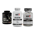 MST Marken-Trio: Best Whey + Creatine HCL + 21 Amino Acids – alle enthaltenen Artikel
