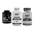 MST Marken-Trio: Best Whey Protein + Creatine HCL + 21 Amino Acids – alle enthaltenen Artikel