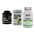 MST Marken-Trio: Best Whey Protein + Creatine Kick + ArgiZinc Forte – alle enthaltenen Artikel