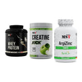 MST Marken-Trio: Best Whey Protein + Creatine Kick + ArgiZinc Forte – alle enthaltenen Artikel