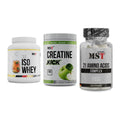 MST Marken-Trio: Iso Clear + Creatine Kick + 21 Amino Acids – alle enthaltenen Artikel