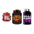 Scitec Nutrition Marken-Trio: 100% Whey + Crea-Bomb + 1 weitere – alle enthaltenen Artikel
