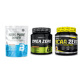 BioTech USA Marken-Trio: 100% Pure + Crea Zero + BCAA Zero – alle enthaltenen Artikel