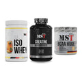 MST Marken-Trio: Iso Clear + Creatine + BCAA Huge 200 – alle enthaltenen Artikel