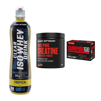 Body Attack Marken-Trio: Attack Clear + Attack 100% + Attack Carnip – alle enthaltenen Artikel