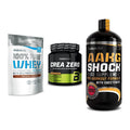 BioTech USA Marken-Trio: 100% Pure + Crea Zero + AAKG Shock – alle enthaltenen Artikel