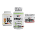 MST Marken-Trio: Iso Clear 900g + Creatine Pro + Glutamine – alle enthaltenen Artikel