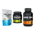 BioTech USA Marken-Trio: 100% Pure + Creatine + AAKG 1000mg – alle enthaltenen Artikel