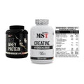 MST Marken-Trio: Best Whey Protein + Creatine HCL + BCAA Zero – alle enthaltenen Artikel