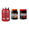 Scitec Nutrition Marken-Trio: 100% Whey + Creatine + 1 weitere – alle enthaltenen Artikel