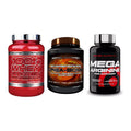 Scitec Nutrition Marken-Trio: 100% Whey + Crea-Bomb + 1 weitere – alle enthaltenen Artikel