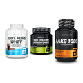 BioTech USA Marken-Trio: 100% Pure + Creatine + AAKG 1000mg – alle enthaltenen Artikel