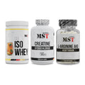MST Marken-Trio: Iso Clear + Creatine HCL + Arginin AAKG 1178mg – alle enthaltenen Artikel