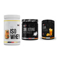 MST Marken-Trio: Iso Clear + Creatin Monohydrate + EAA & BCAA – alle enthaltenen Artikel