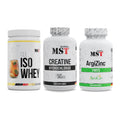 MST Marken-Trio: Iso Clear + Creatine HCL + ArgiZinc Forte – alle enthaltenen Artikel