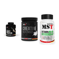 MST Marken-Trio: Best Whey + Creatin Monohyd + Vitamin D3 – alle enthaltenen Artikel