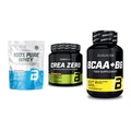 BioTech USA Marken-Trio: 100% Pure Whey + Crea Zero + BCAA+B6 100 Tabl – alle enthaltenen Artikel