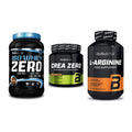 BioTech USA Marken-Trio: Iso Whey Zero + Crea Zero + L-Arginine – alle enthaltenen Artikel