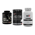 MST Marken-Trio: Best Whey + Creatin Monohyd + L-Arginine 120 – alle enthaltenen Artikel