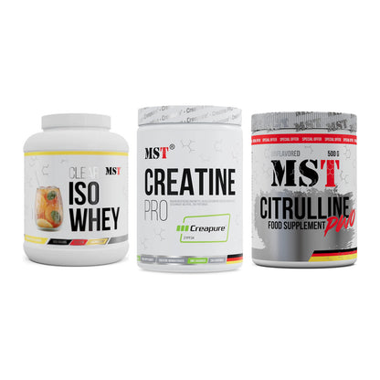 MST Marken-Trio: Iso Clear + Creatin Pro + Citrulline – alle enthaltenen Artikel