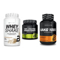 BioTech USA Marken-Trio: Whey Shake + Creatine + AAKG 1000mg – alle enthaltenen Artikel