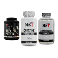 MST Marken-Trio: Best Whey Protein + Creatin HCL + 21 Amino Acids